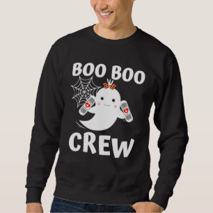 Boo Boo Crew Cute Ghost Halloween Costume Sweatshirt