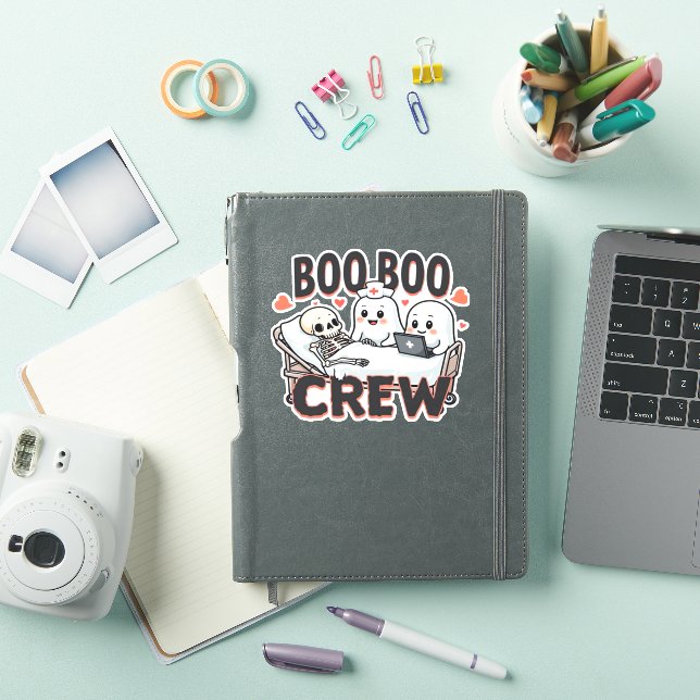 Boo Boo Crew Cute Halloween Nurse Ghosts Essential (iPad Cover)