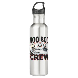 Boo Boo Crew Cute Halloween Nurse Ghosts Essential 710 Ml Water Bottle