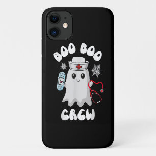 Boo Boo Crew Cute Nurse Ghost Funny Halloween iPhone 11 Case
