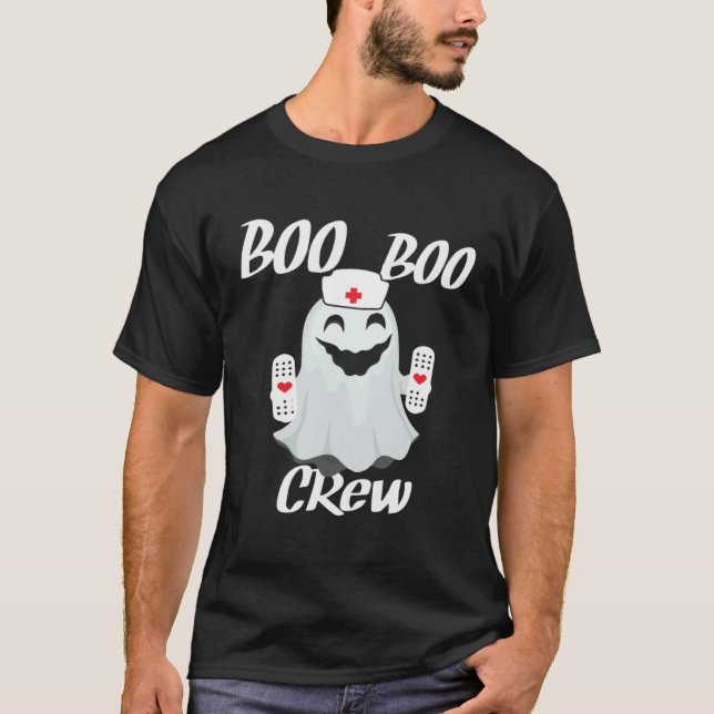 Boo Boo Crew EMT Paramedic and Nurse T-Shirt (Front)