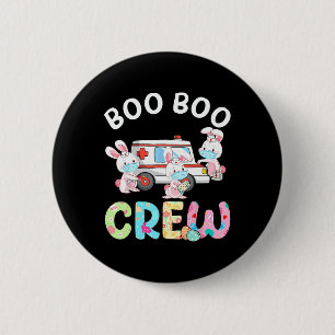 Boo Boo Crew Fun Bunny Ems Emt Paramedic Nurse Eas 6 Cm Round Badge