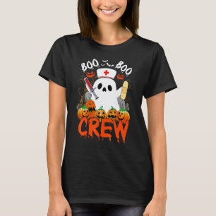 Boo Boo Crew Funny Ghost EMS EMT Paramedic Nurse H T-Shirt