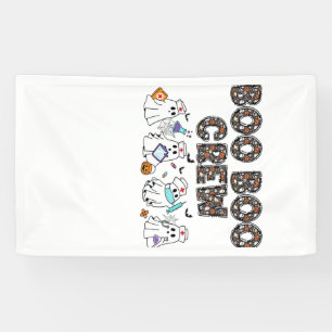 Boo Boo Crew � Funny Halloween Nurse Ghosts Medica Banner