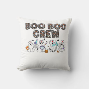 Boo Boo Crew � Funny Halloween Nurse Ghosts Medica Cushion