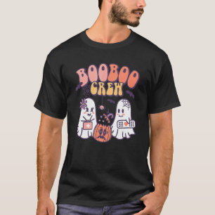Boo Boo Crew Ghost Doctor Paramedic EMT Nurse Hall T-Shirt
