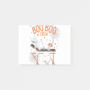 Boo Boo Crew Ghost Doctor Paramedic Nurse Hall Post-it Notes