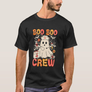 Boo Boo Crew Ghost Halloween Paramedic Nurse RN ER T-Shirt