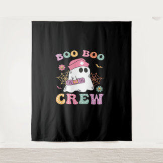 Boo Boo Crew Ghost Nurse Classic T-Shirt Tapestry