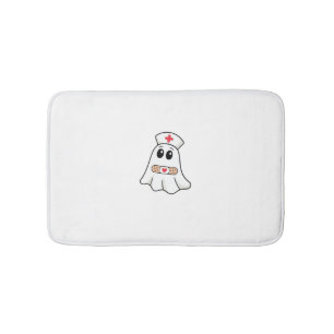 BOO BOO CREW Ghost Nurse Funny Halloween Essential Bath Mat