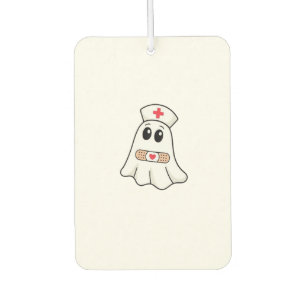 BOO BOO CREW Ghost Nurse Funny Halloween Essential Car Air Freshener
