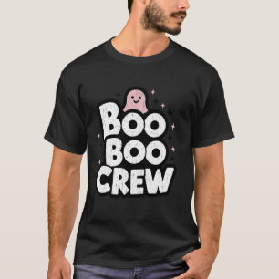 Boo Boo Crew Ghost Nurse Halloween Funny Trick or  T-Shirt