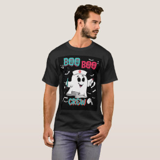 Boo Boo Crew Ghost Nurse Halloween T-Shirt – Funny