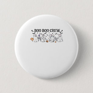 boo Boo Crew Halloween Classic T-Shirt 6 Cm Round Badge