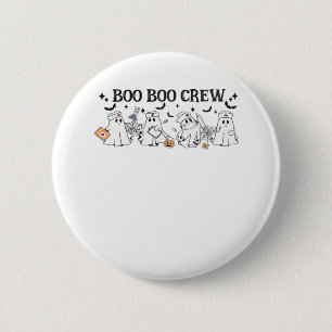 boo Boo Crew Halloween Classic T-Shirt 6 Cm Round Badge