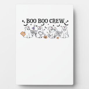 boo Boo Crew Halloween Classic T-Shirt Plaque