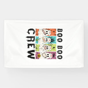 Boo Boo Crew Halloween Nurse Banner