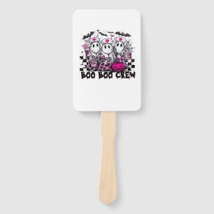 Boo Boo Crew Halloween Nurse Classic T-Shirt Hand Fan