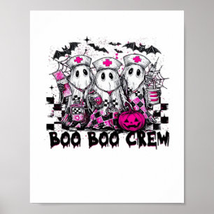 Boo Boo Crew Halloween Nurse Classic T-Shirt Poster