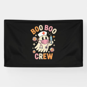 Boo Boo Crew Halloween Nurse Essential T-Shirt Banner