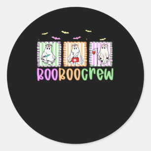 Boo Boo Crew Halloween Nurse Essential T-Shirt Classic Round Sticker