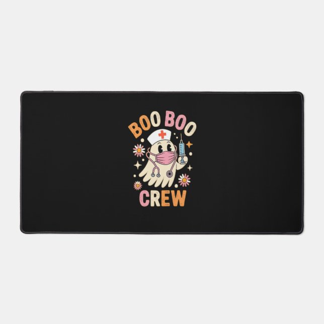 Boo Boo Crew Halloween Nurse Essential T-Shirt Desk Mat (Front)