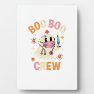 Boo Boo Crew Halloween Nurse Essential T-Shirt Plaque