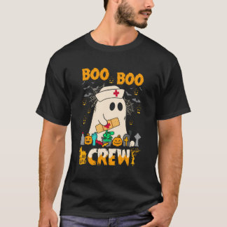 Boo Boo Crew Halloween Nurse Funny Halloween Cute  T-Shirt