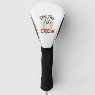 Boo Boo Crew Halloween Nurse Ghost Vintage Design_ Golf Head Cover