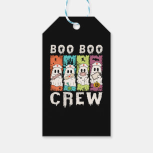Boo Boo Crew Halloween Nurse Gift Tags