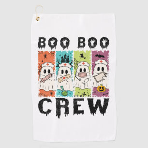 Boo Boo Crew Halloween Nurse Golf Towel