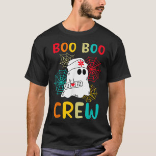 Boo Boo Crew Halloween Nurse Healthcare  T-Shirt