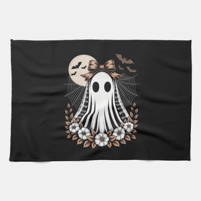 Boo Boo Crew Halloween Nurse Tea Towel (Horizontal)