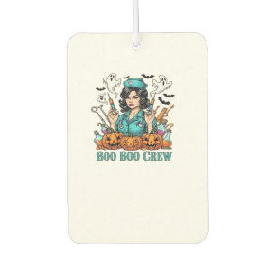 Boo Boo Crew Halloween Nurse with Syringes and Pum Car Air Freshener