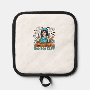 Boo Boo Crew Halloween Nurse with Syringes and Pum Pot Holder