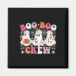 Boo Boo Crew Nurse Funny Ghost Boo Halloween Nursi Magnet