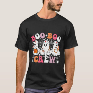 Boo Boo Crew Nurse Funny Ghost Boo Halloween Nursi T-Shirt