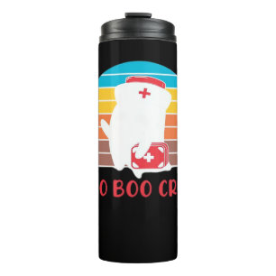 Boo Boo Crew Nurse Funny Ghost Halloween Classic T Thermal Tumbler