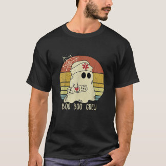 Boo-Boo-Crew Nurse Funny Ghost Halloween Nurse T-Shirt