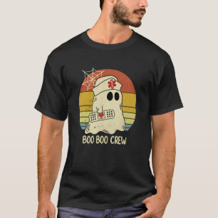 Boo Boo Crew Nurse Funny Halloween Costume Nursing T-Shirt