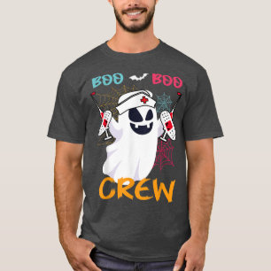 boo boo crew nurse ghost funny Cute Health hallowe T-Shirt