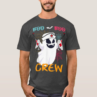boo boo crew nurse ghost funny Cute Health hallowe T-Shirt