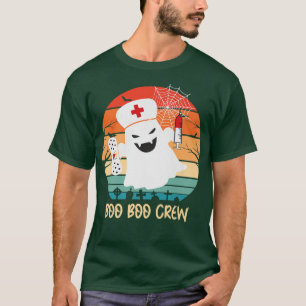 boo boo crew nurse ghost funny Cute Health hallowe T-Shirt