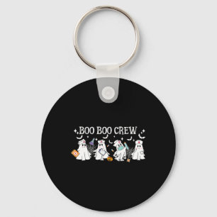 Boo Boo Crew Nurse Ghost Funny Halloween Key Ring