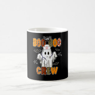 Boo Boo Crew Nurse Ghost Halloween Costume Women Coffee Mug