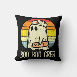 Boo Boo Crew Nurse Halloween For Nurses Cushion