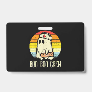 Boo Boo Crew Nurse Halloween For Nurses ID Badge
