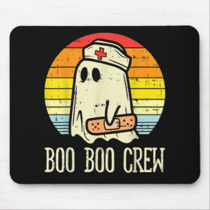 Boo Boo Crew Nurse Halloween For Nurses Mouse Pad