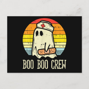 Boo Boo Crew Nurse Halloween For Nurses Postcard