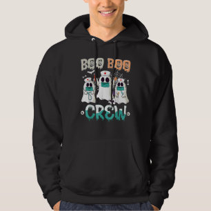 Boo Boo Crew Nurse Halloween Ghost Costume Matchin Hoodie